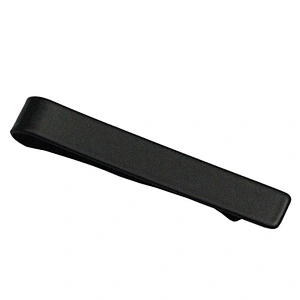 High Quality Custom Engrave Logo Black Silver Gold Stainless Steel Tie Clip