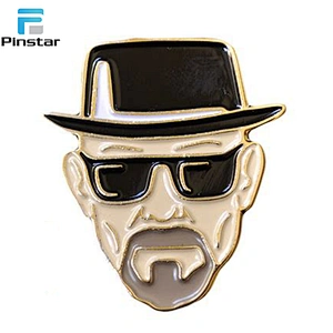 Cheap high quality custom unicorn rainbow glasses shape soft enamel lapel pin set with backing card