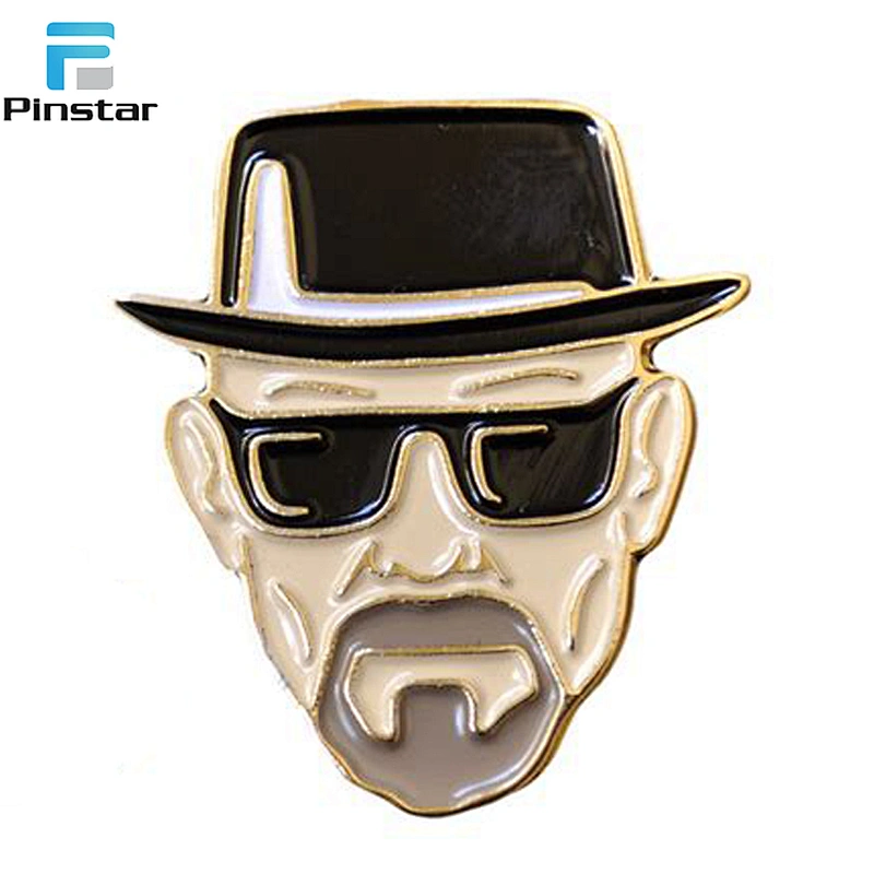 Cheap high quality custom unicorn rainbow glasses shape soft enamel lapel pin set with backing card