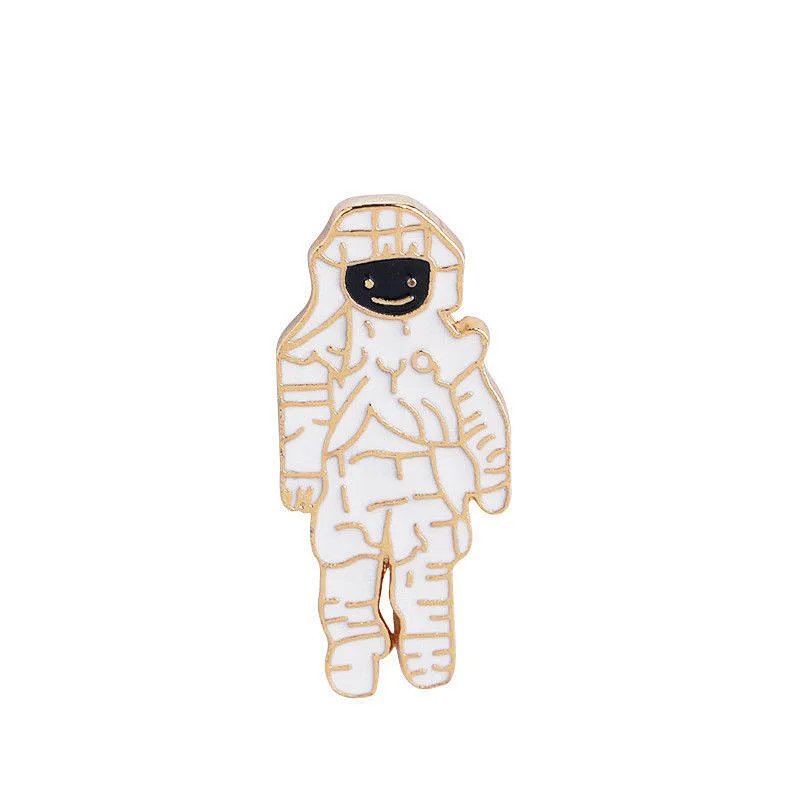 Wholesale Metal pin Custom spaceman Hard Enamel Pin