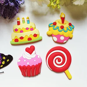 Custom Birthday Cake 3D PVC Fridge Magnet