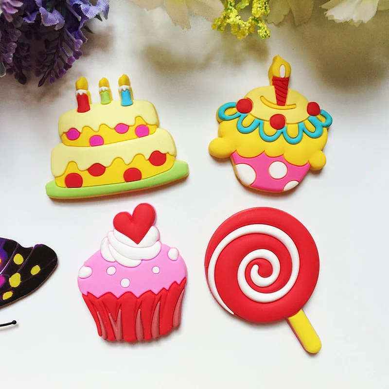 Custom Birthday Cake 3D PVC Fridge Magnet