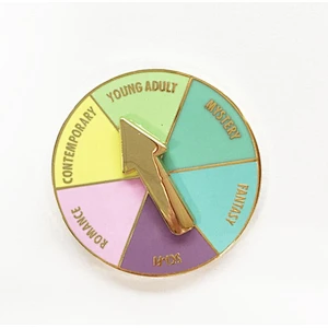 wholesale price Compass shape hard enamel pin badge