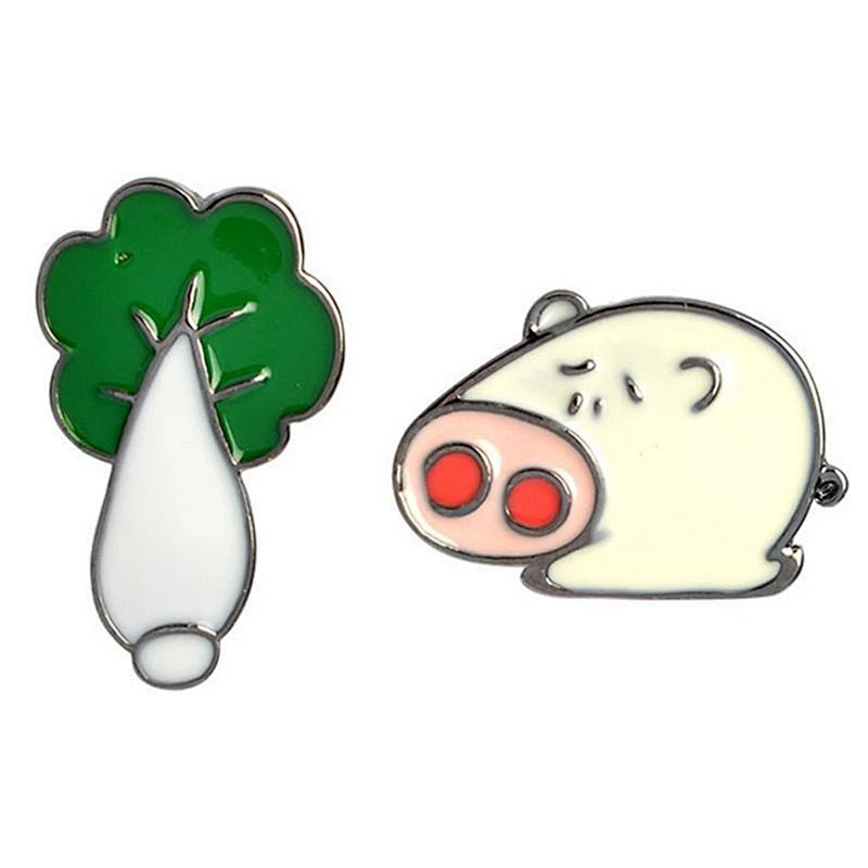 2019 Custom Zodiac Pig metal enmel pin badge