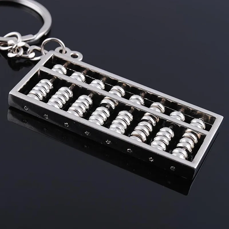 Bulk metal abacus key chain for wholesale
