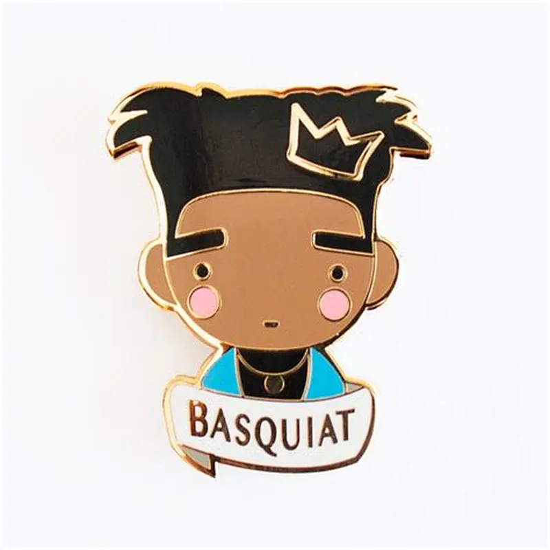 Custom cute bulk cartoon man Metal enamel Pins