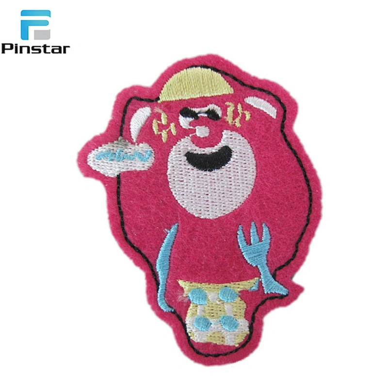 China factory wholesale sew on patch custom towelling embroidery patch letters