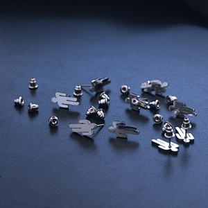 Billie Eilish Stainless Steel Minimalist Stud Earrings
