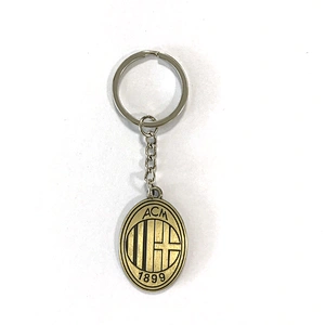 Antique Copper Football Team Keychains Metal Keychain Football Club