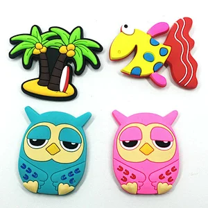 Custom PVC 3D different colorful cartoon rubber fridge magnet