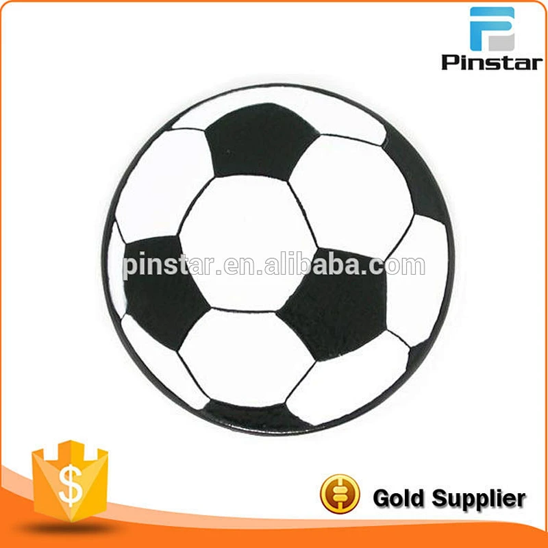 Wholesale Fancy Bulk Soccer Metal Lapel Pin Badge Buttons