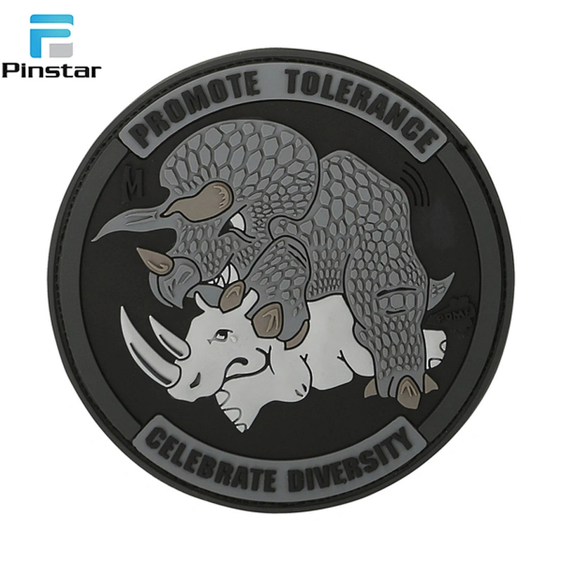 China Manufacture patches Wholesale pvc badge Custom rubber patch logo