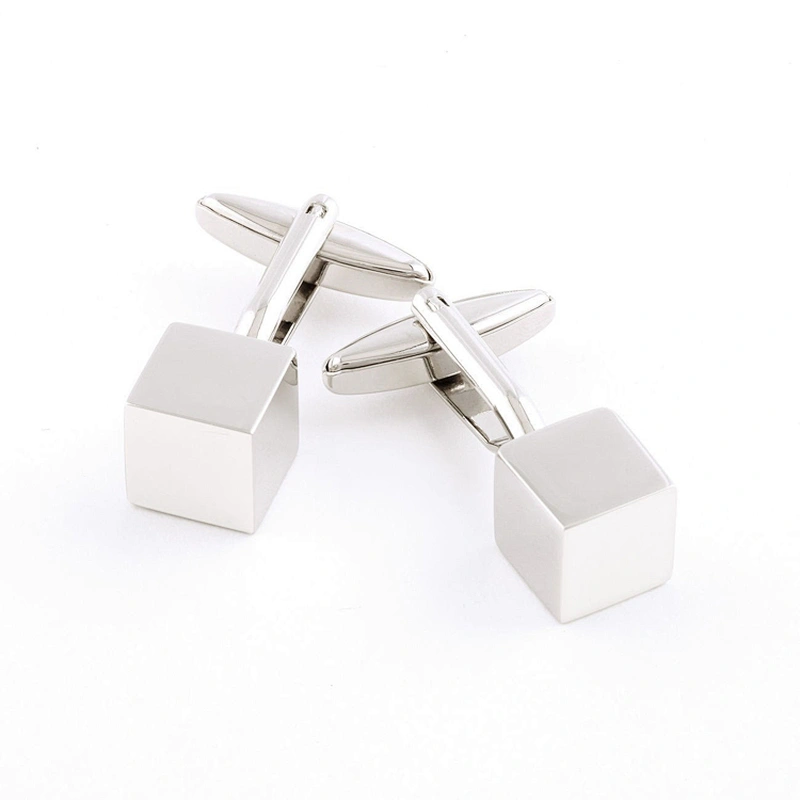 Hot Men's Luxury Round Oval Square Stainless Steel Cufflink Blanks