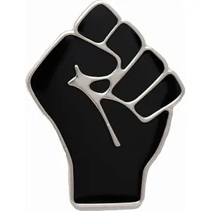 China factory direct sale personalized custom metal fist shaped lapel pin