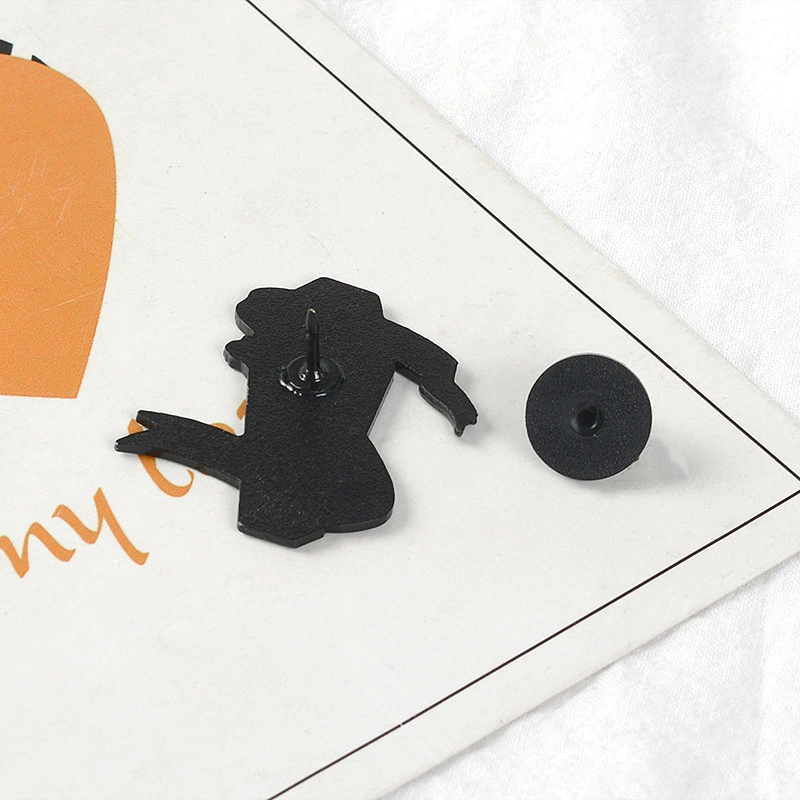 Custom Black Color Soft Enamel Coffin Pin Badge Manufactuer
