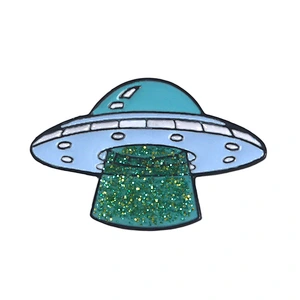 Bulk UFO Enamel Pin Alien Lapel Pin in Stock
