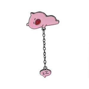 2019 Custom Zodiac Pig metal enmel pin badge