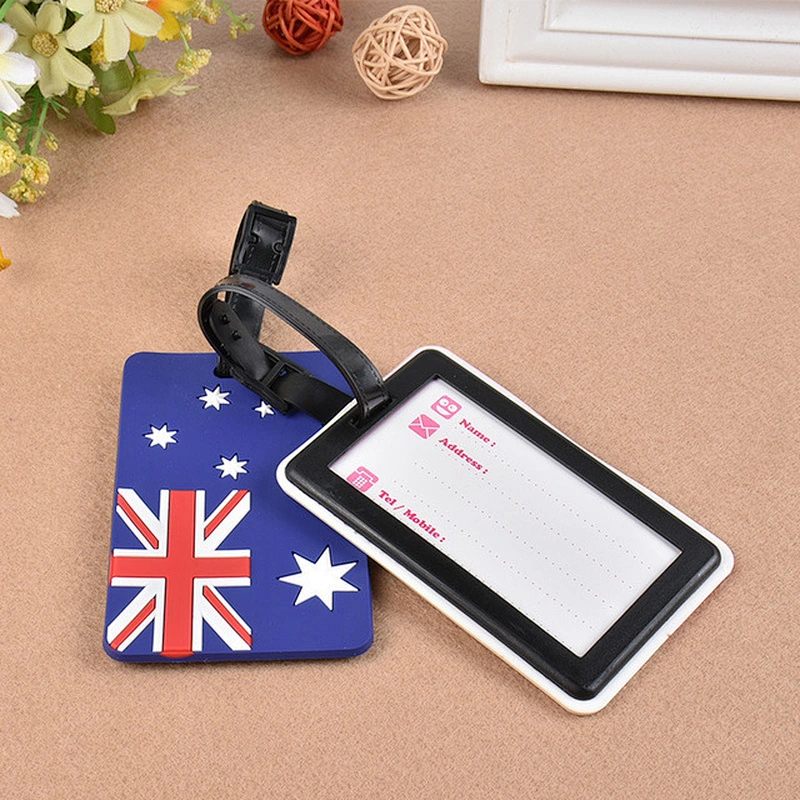 Wholesale Cheap Bulk Custom Made Rubber PVC Luggage Tags