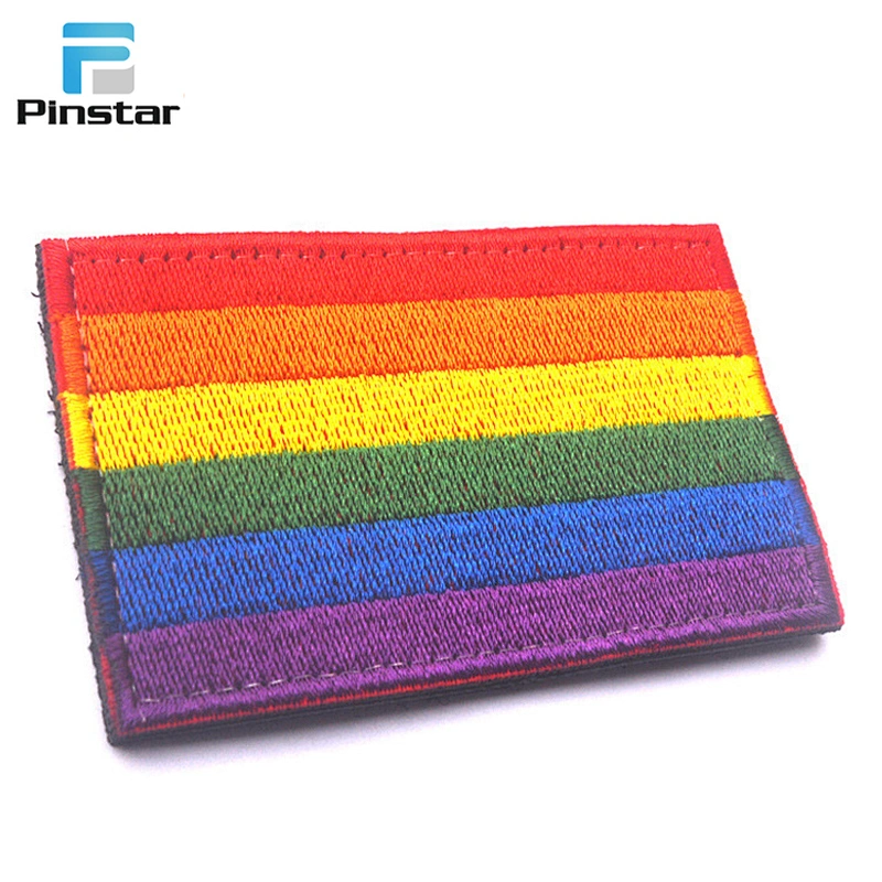 LGBT Applique Embroidered Patch Gay Pride Lesbian Rainbow Flag Embroidered Patches