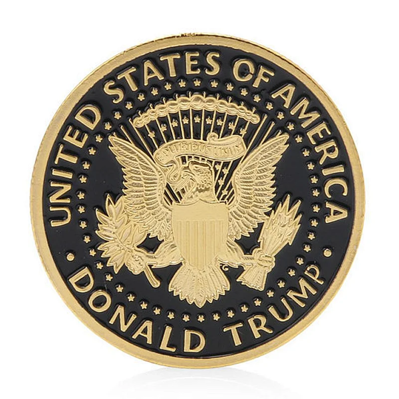 Wholesale gift United states Trump custom metal antique challenge coins