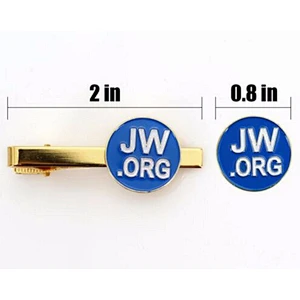 Wholesale High Quality Soft Enamel Metal Tie Pin JW.ORG Tie Clips Manufacturer