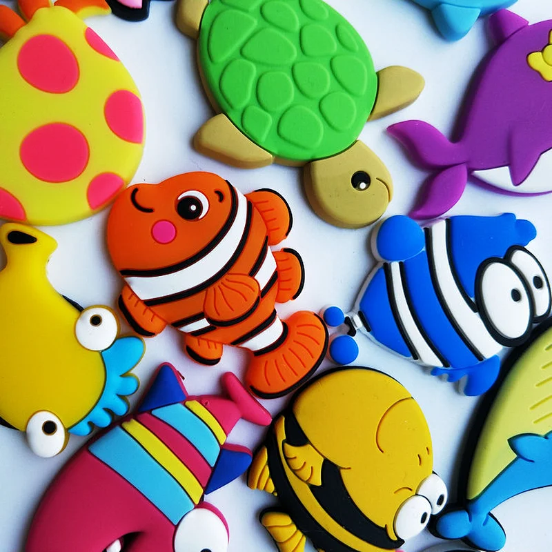 Custom Marine Fish 3D PVC Fridge Magnet