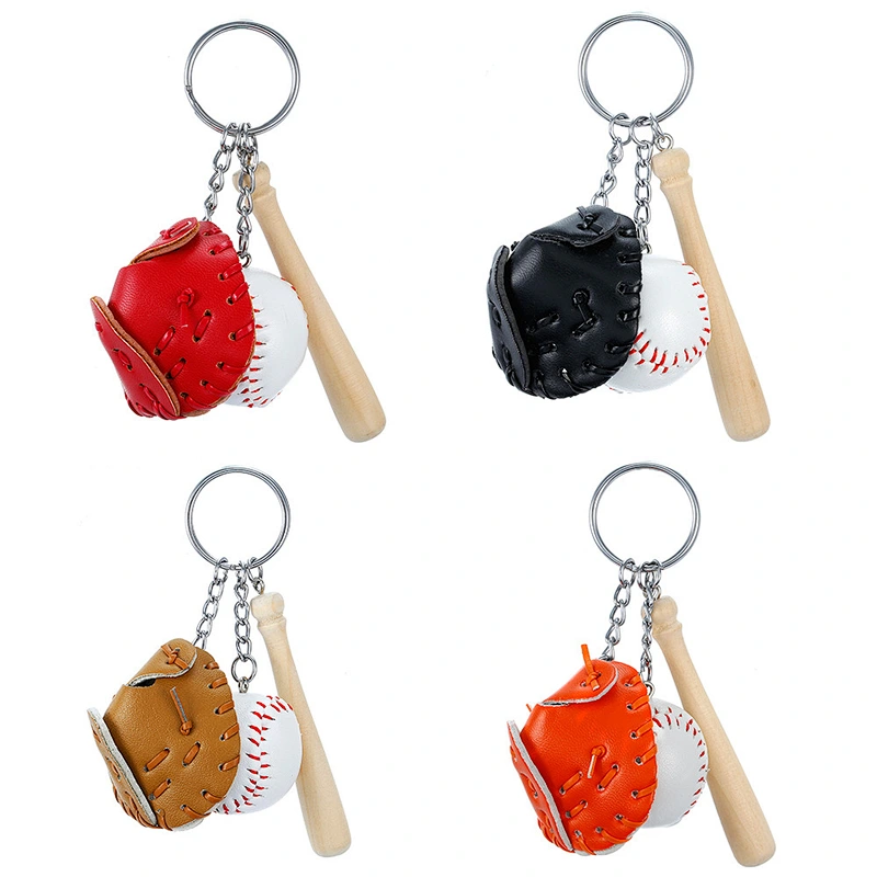 Creative Baseball Keychain Bag Pendant Baseball Gift Sports Souvenirs
