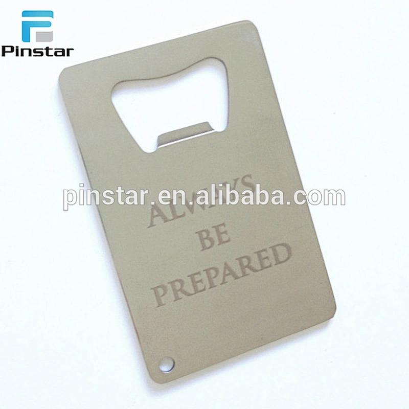 No MOQ bottle opener business card custom metal bottle opener