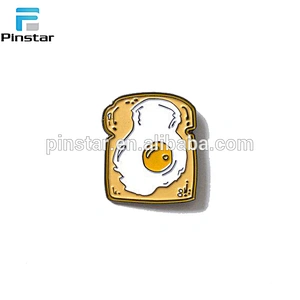 Free graphic design hard enamel soft enamel ping badge custom pin