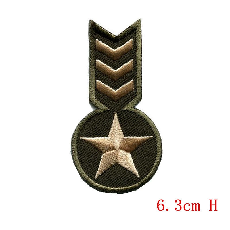 china direct factory custom military army embroidery patches