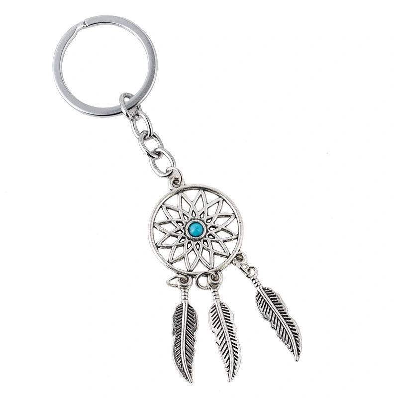 Promotion Gifts Free Samples dream catcher Metal Keychain