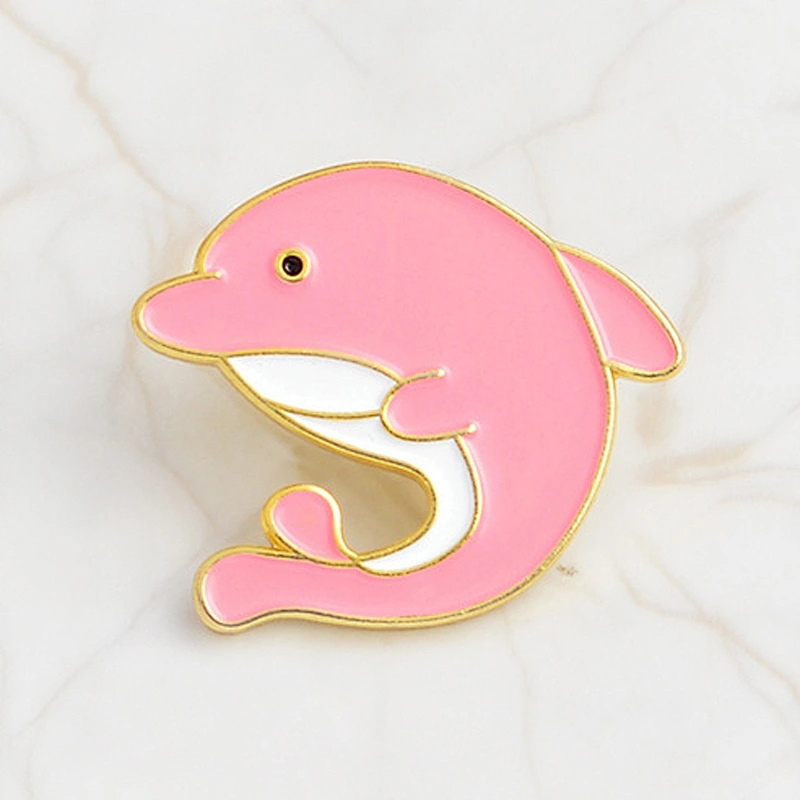 Factory Wholesale In Stock Sea Underwater World Souvenir Gift Cartoon Anime Animal Fish Enamel Pins