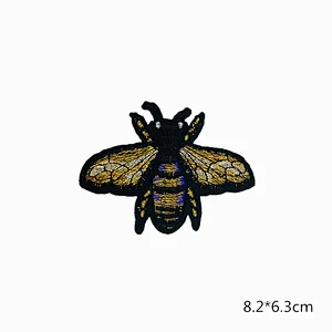 Wholesale In Stock No Minimum Custom Embroidery Anime Insect Iron On Patches