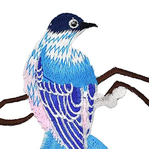 Latest Computer Elegant Bird Embroidery Designs Clothing Patch