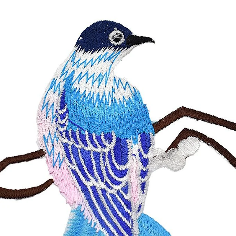 Latest Computer Elegant Bird Embroidery Designs Clothing Patch