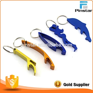 Wholesale promotional products colorful beer bottle opener key chain