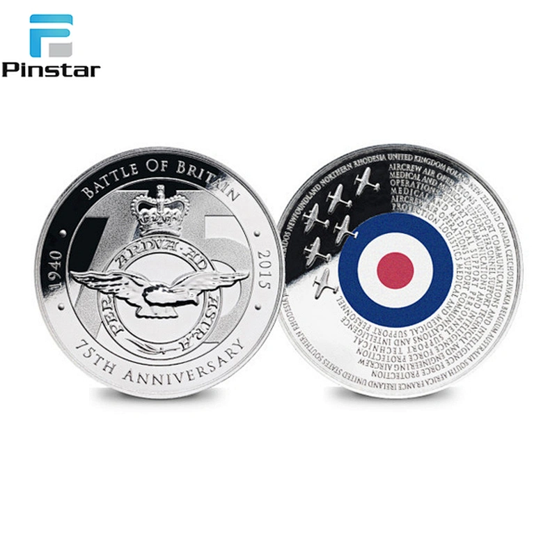 Manufacture metal crafts Factory custom silver coins 999