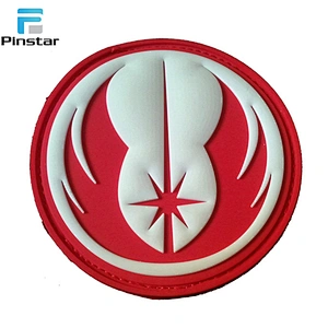 Manufacture rubber badge custom 3d pvc patch