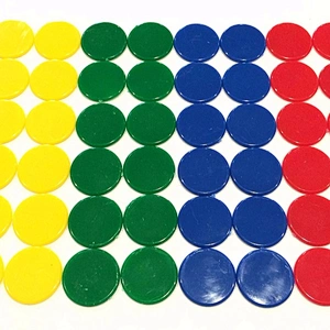 wholesale colorful plastic coins