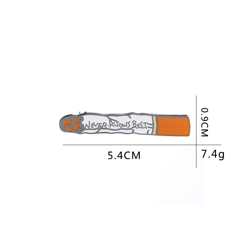 Custom 54mm Cigarette Pin for Clothes