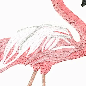 wholesale cheap fashion flamingos embroidered patch