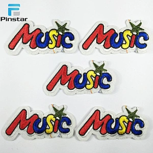 China embroidery patch factory custom iron on pocket