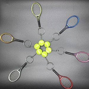 Simulation Tennis Keychain Bag Pendant Sports Activities Gifts Promotional Gifts