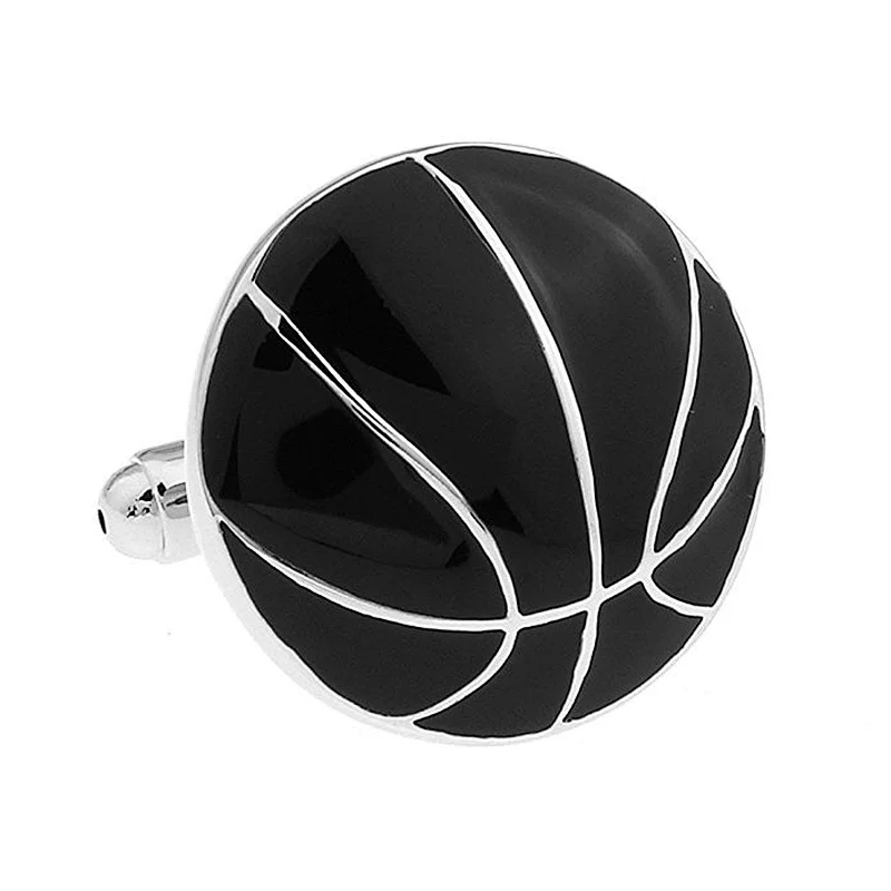 Wholesale Sell Custom Blank Fashion basketball Cufflinks For Men