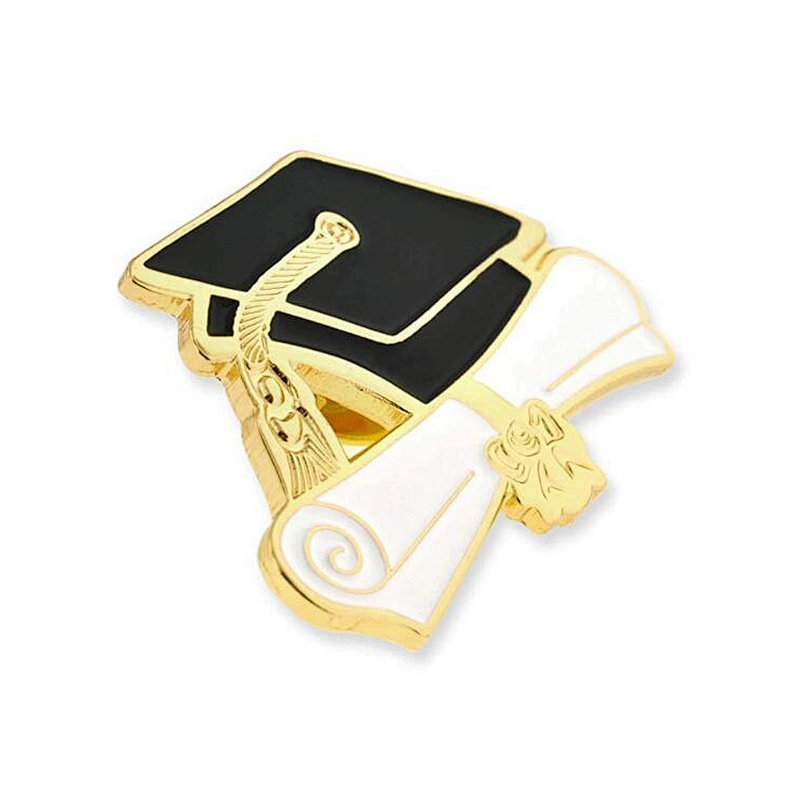 Class of 2019 Graduation Souvenirs Hat Cap School Metal Badge Custom Enamel Lapel Pin