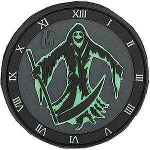 New production death scythe rubber patch custom pvc patch