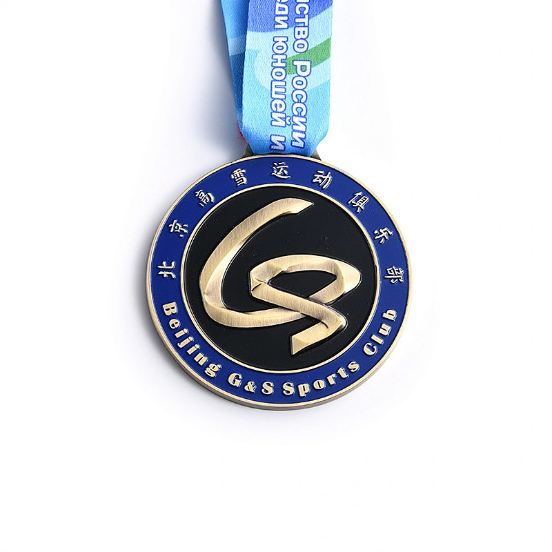2018 high quality customized metal pin sports marathon medal
