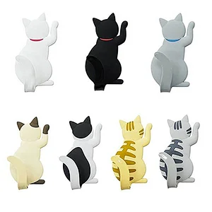 Funny cute cat factory custom soft PVC fridge magnet