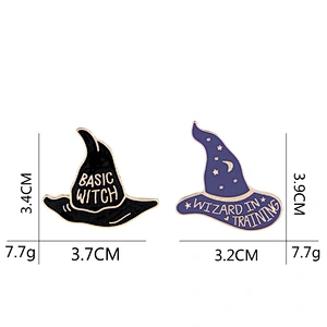 Nice custom magic hat cheap bulk enamel lapel pin