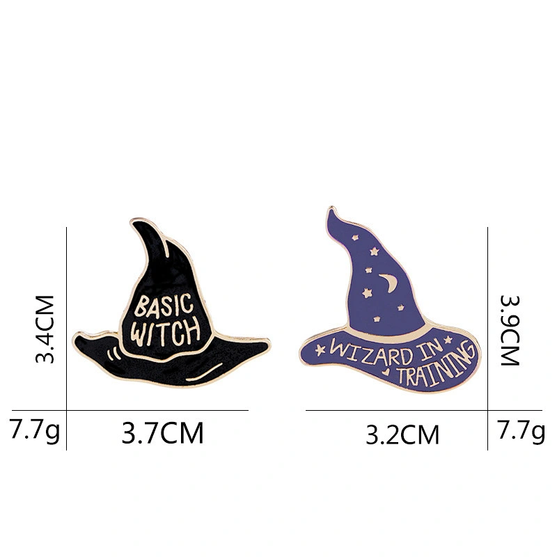 Nice custom magic hat cheap bulk enamel lapel pin